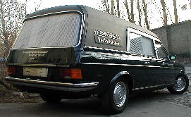 Rappold Aufbau auf langem Fahrgestell von Hinten